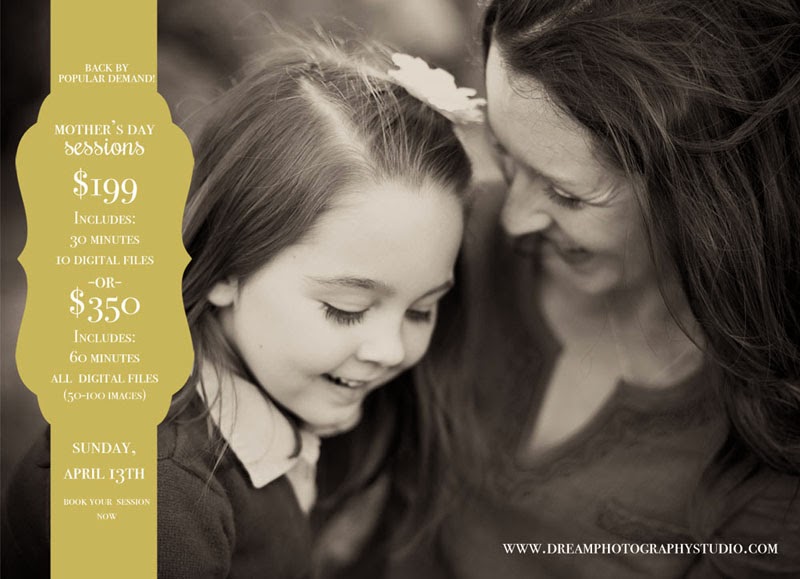 Dream Photography Studio Mothers Day Sessions blog