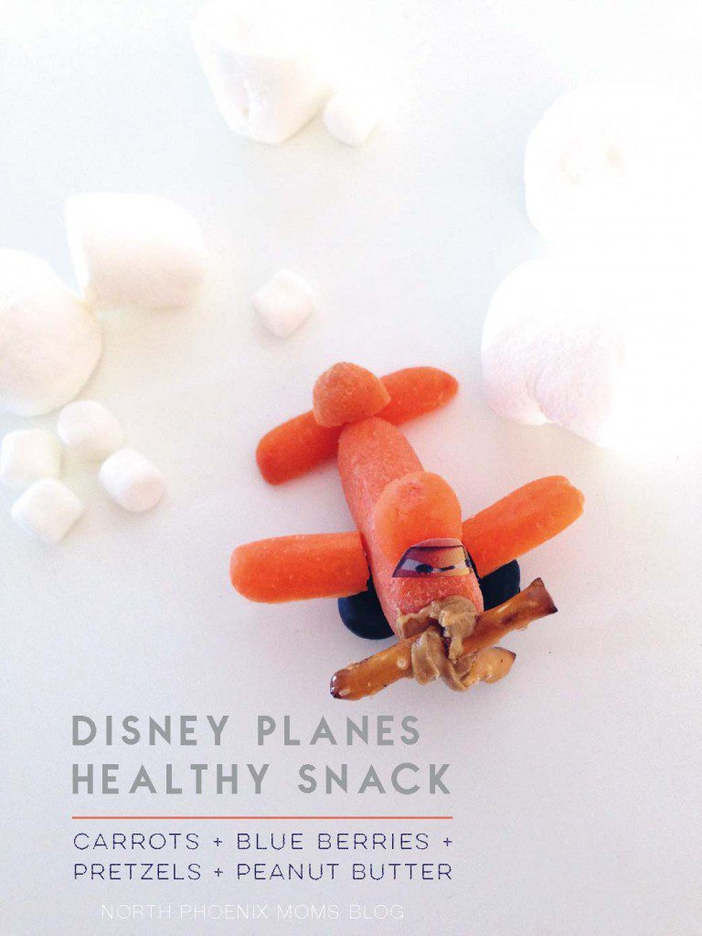 North Phoenix Moms Blog - Foodie Friday - Disney Planes - Kids Healthy Snack