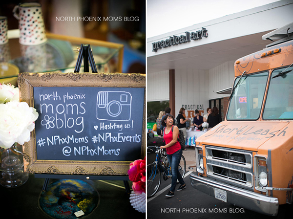 003 North Phoenix Moms Blog - Moms Night Out - Practical Art - Short Leash Hot Dogs - Junk in the Trunk