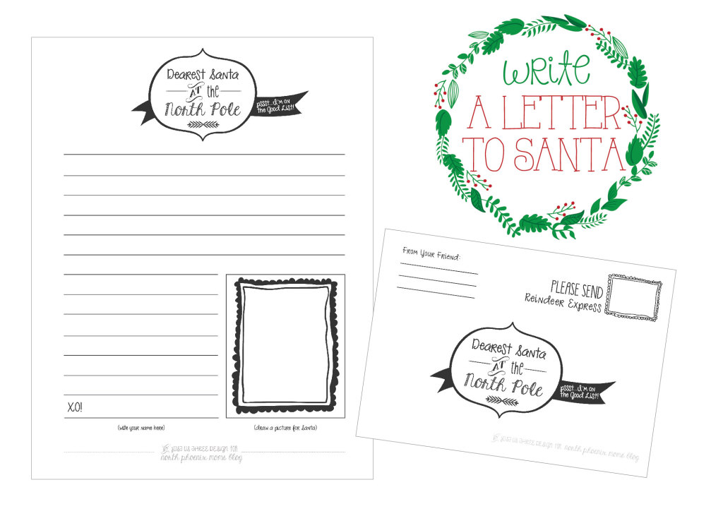 North Valley Moms Blog - Free Letter to Santa Printable Post