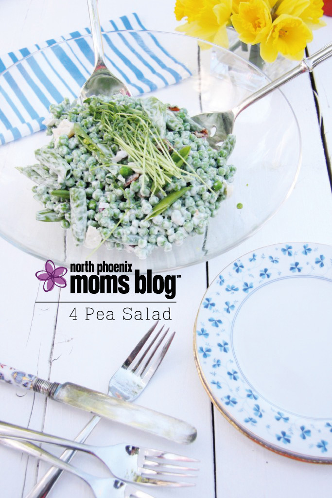 North Phoenxi Moms Blog - Foodie Friday - 4 Pea Salad - Cover Image