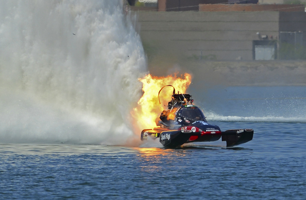 Boat on Fire spray