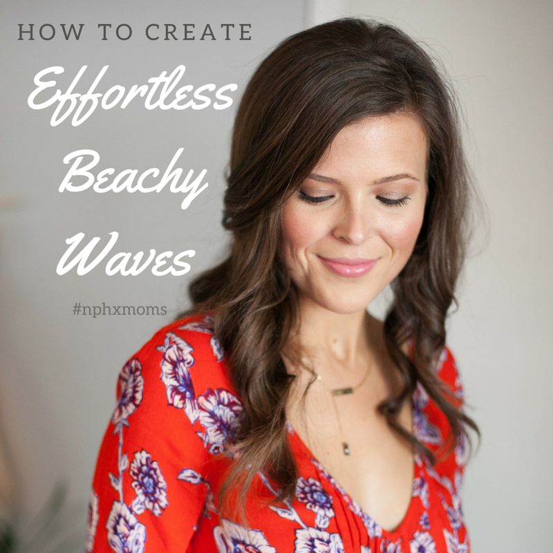 How To Create Effortless Beachy Waves // North Phoenix Moms Blog