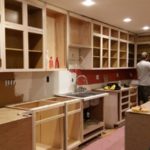 5b cabinets being installed