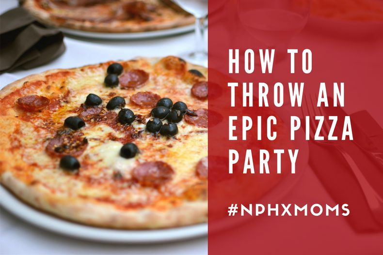 how to throw an epic pizza party